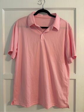 Men's Soft Pink Short-Sleeve Polo